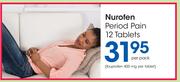 Nurofen Period Pain 12 Tablets-Per Pack