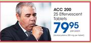 ACC 200 25 Effervescent Tablets-Per Pack