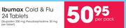 Ibumax Cold & Flu 24 Tablets-Per Pack