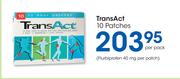 TransAct 10 Patches-Per Pack