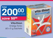 Vita-Thion Energy Tonic Sachets-60 x 5g Per Pack