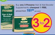 Prosana Hair & Nail Booster Supplements