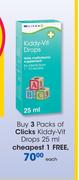Clicks Kiddy Vit Drops-25ml Each