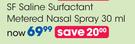 Salex SF Saline Surfactant Metered Nasal Spray-30ml Each