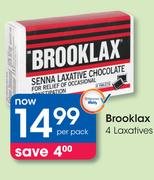 Brooklax 4 Laxatives-Per Pack