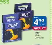 Trust 3 Pack Condoms-Per Pack