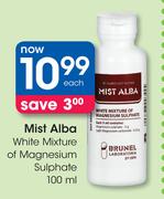 Mist Alba White Mixture Of Magnesium Sulphate-100ml Each