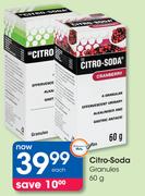 Citro Soda Granules-60g Each