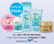 Oh So Heavenly Foot Care products-Each