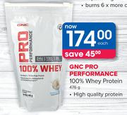 GNC Pro Performance 100% Whey Protein-476g Each