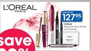 L'Oreal Mascaras, Brow Pencils & Eyeliners-Each