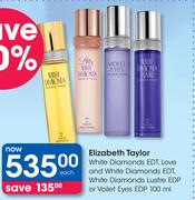 Elizabeth Taylor White Diamonds EDT,Love & White Diamonds EDT-Each