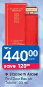 Elizabeth Arden Red Door Eau de Toilette-100ml Each