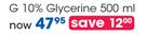 Epy Derm G 10% Glycerine-500ml