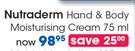 Nutraderm Hand & Body Moisturising Cream-75ml