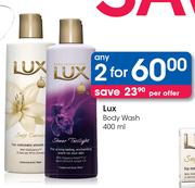 Lux Body Wash-2x400ml