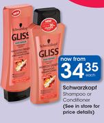 Schwarzkopf Shampoo Or Conditioner-Each