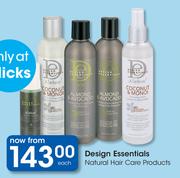 Design Essentials Natural Hair Care Products-Each