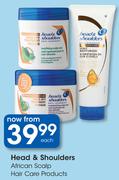 Head & Shoulders African Scalp Hair Care Products-Each