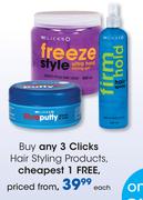 Clicks Hair Styling Products-Each