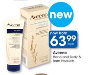 Aveeno Hand & Body & Bath Products-Each 