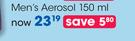 Playboy Men's Aerosol-150ml Each