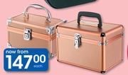 Clicks Copper Aluminium Cosmetics Cases Medium-Each