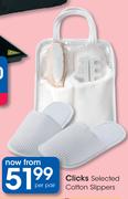 Clicks Selected Cotton Slippers-Per Pair