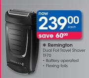 Remington Dual Foil Travel Shaver TF70