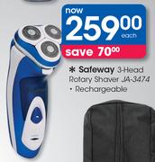 Safeway 3 Head Rotary Shaver JA-3474