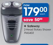 Safeway 2 head Rotary Shaver PIAS403
