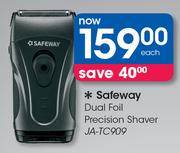 Safeway Dual Foil Precision Shaver JA-TC909