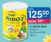 Nestle Nido Stage 3+ Pre School Milk-900g