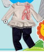 Clicks Made 4 Baby Clothing Girls Top & Leggings