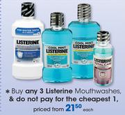 Listerine Mouthwashes-Each