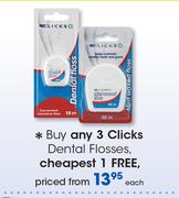 Clicks Dental Flosses-Each