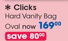 Clicks Hand Vanity Bag Oval-Each