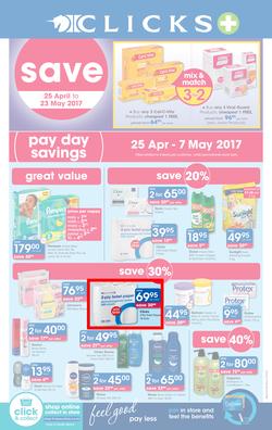 Clicks : Pay Day Savings (25 Apr - 23 May 2017), page 1