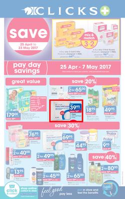 Clicks : Pay Day Savings (25 Apr - 23 May 2017), page 1