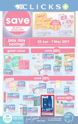 Clicks : Pay Day Savings (25 Apr - 23 May 2017), page 1