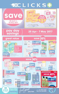 Clicks : Pay Day Savings (25 Apr - 23 May 2017), page 1