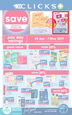 Clicks : Pay Day Savings (25 Apr - 23 May 2017), page 1