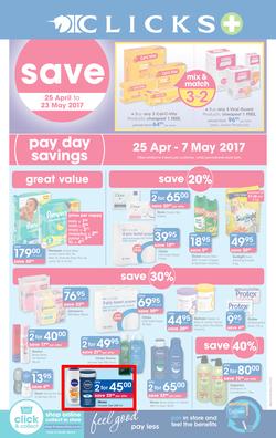 Clicks : Pay Day Savings (25 Apr - 23 May 2017), page 1
