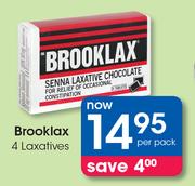 Brooklax 4 Laxatives-Per Pack