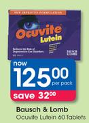 Bausch & Lomb Ocuvite Lutein 60 Tablets-Per Pack