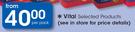 Vital Selected Products-Per Pack