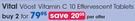 Vital Voost Vitamin C 10 Effervescent Tablets-For 2
