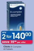 Clicks B Complex 60 Tablets-For 2