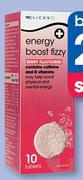 Clicks Energy Boost Fizzy Berry Flavoured 10 Tablets-For 2