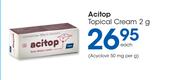 Acitop Topical Cream 2g-Each